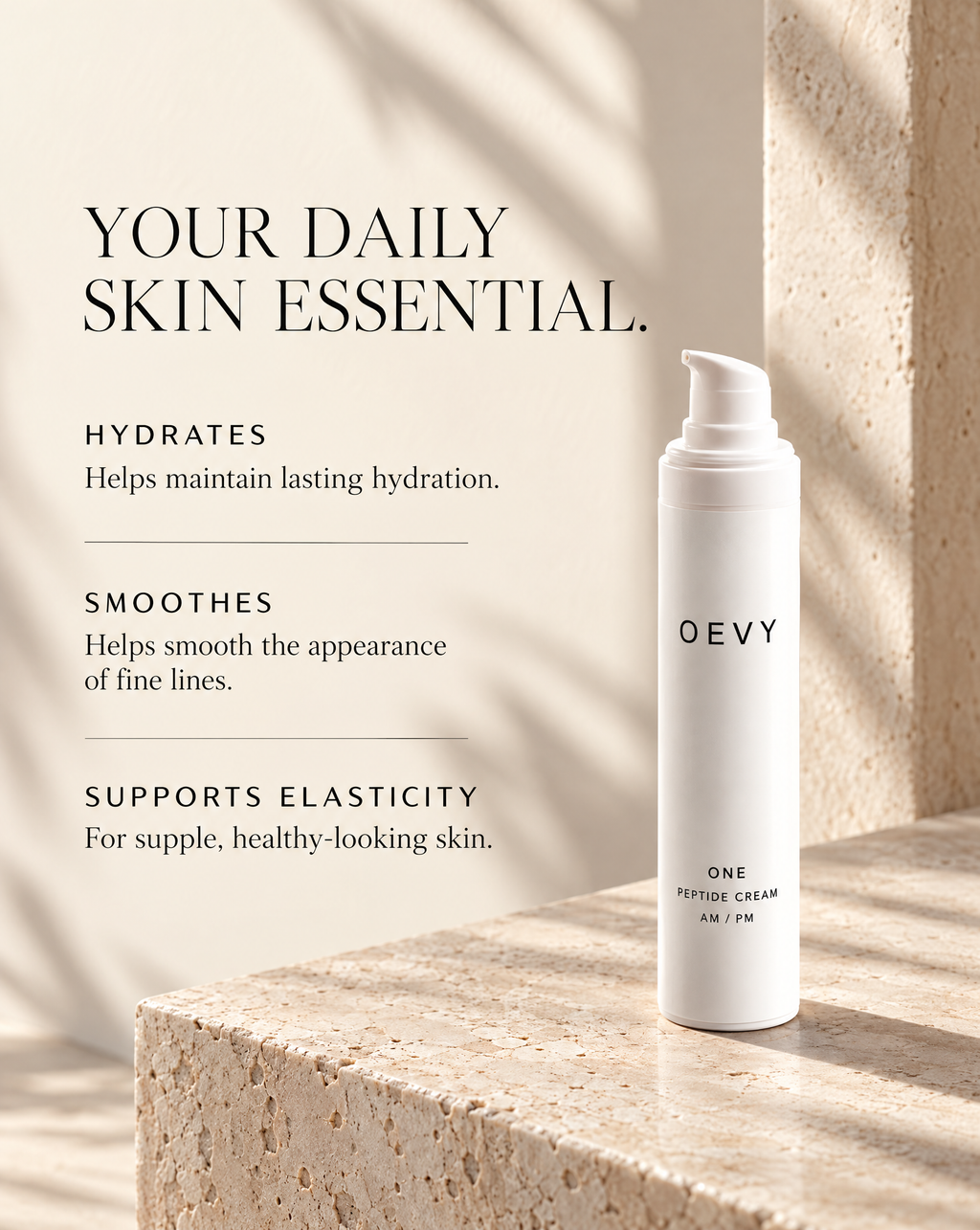 OEVY ONE – Peptide Cream AM/PM