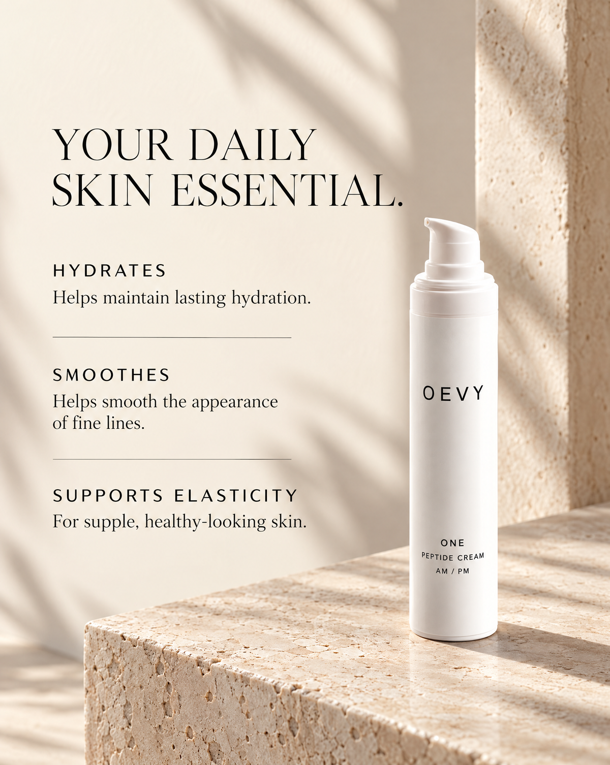 OEVY ONE – Peptide Cream AM/PM